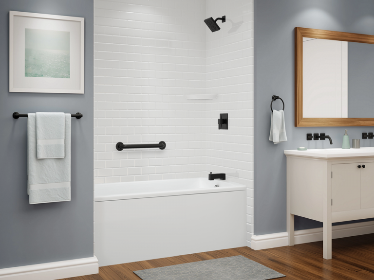 bellas series - white - subway walls - straight tub